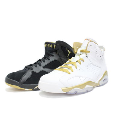Кецове и обувки Jordan Air Jordan 7/6 Retro "Golden Moments Pack" Многоцветен | 535357-935, 1