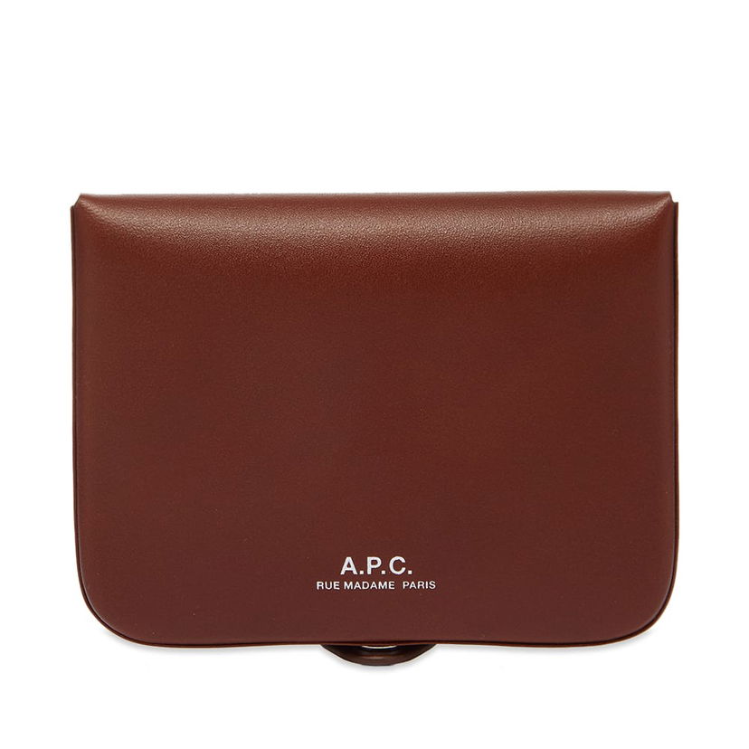 Портфейл A.P.C. Josh Wallet Бургунди | PXAWV-H63176-CAD