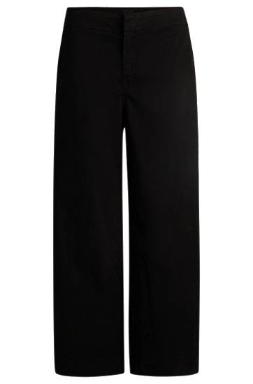 Stretch Cotton Twill Culottes