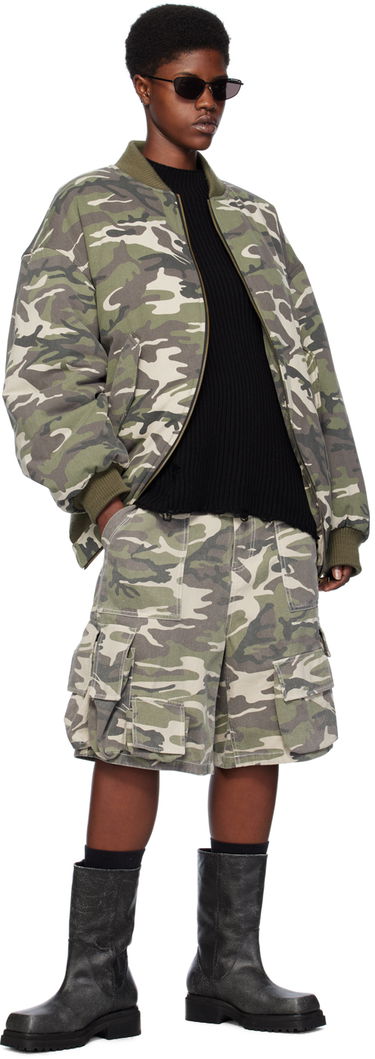 Яке бомбър We11done We11done Camouflage Bomber Jacket Зелено | WD-JP0-24-049-M-BG, 3