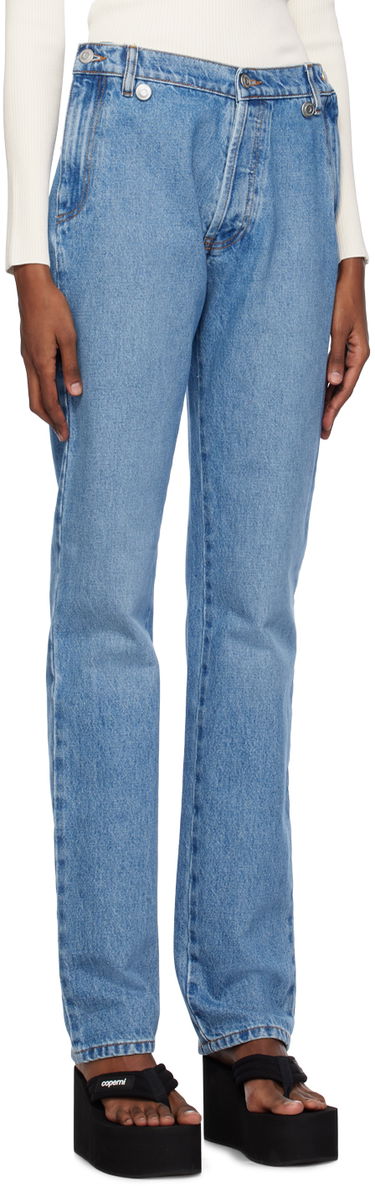 Дънки Coperni Open Hip Denim Jeans Синьо | COPP67202, 3