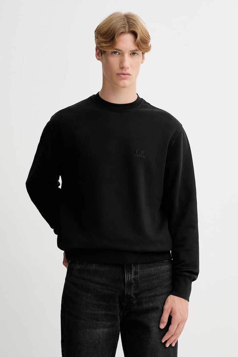 Суитчър C.P. Company C.P. Company Crewneck Sweatshirt Черно | RFCMSS718B006372G