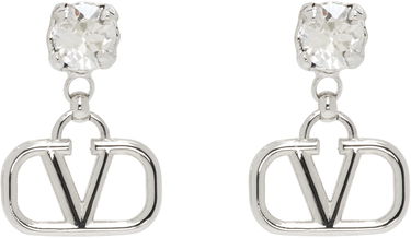 Обеци Valentino Valentino Garavani VLogo Signature Drop Earrings Металик | 6W2J0H29YCW, 3