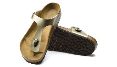 Кецове и обувки Birkenstock Gizeh BS Gold Narrow Fit W Металик | 1016109, 4
