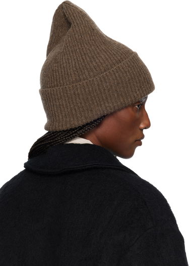 Шапка Baserange Mea Ribbed Knit Beanie Бежово | ACMB-MW-WI25, 4