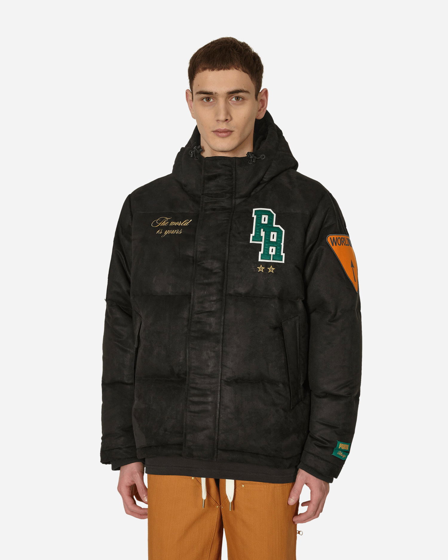 Пухо яке Puma Rhuigi x Faux Leather Down Jacket Черно | 539693-01, 1