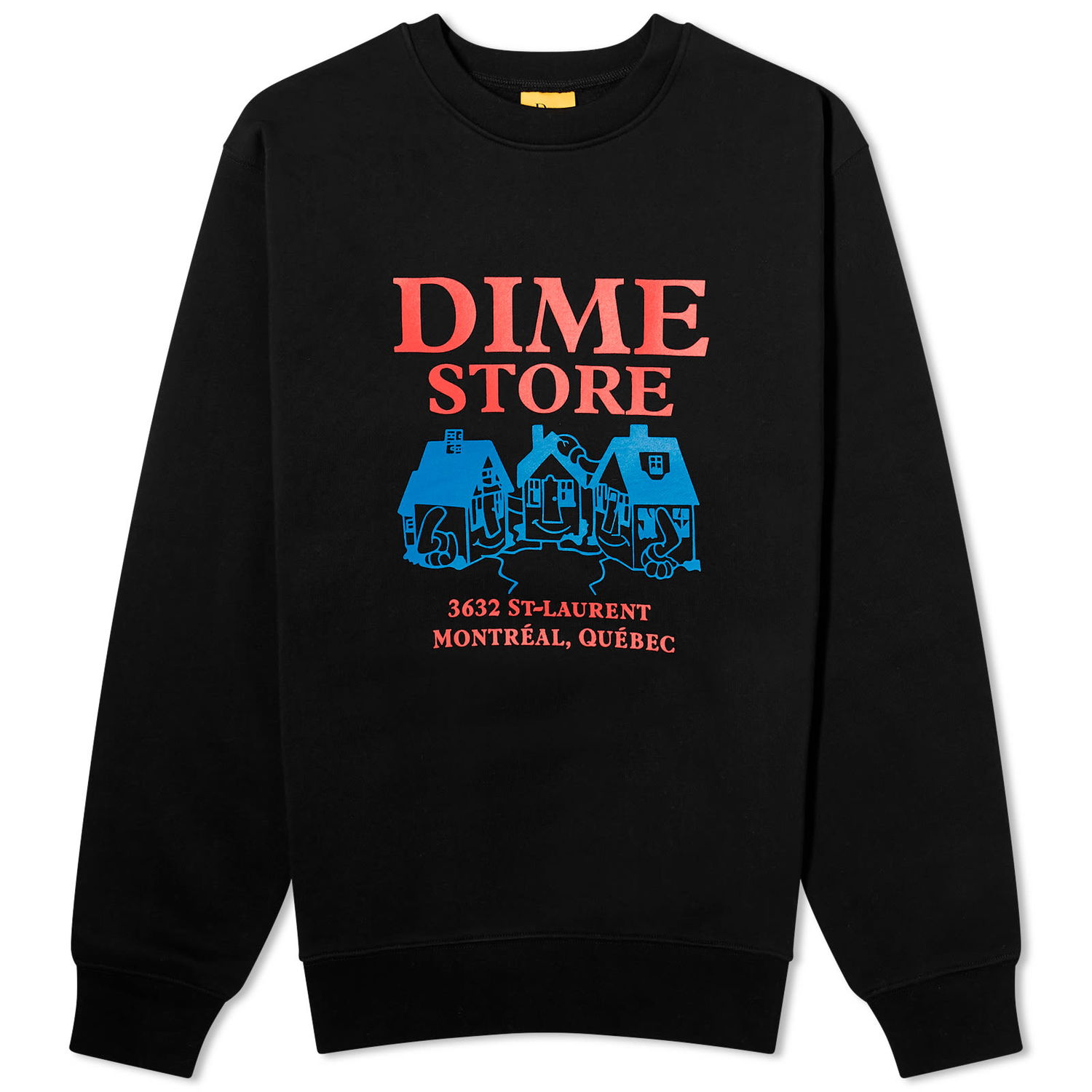 Пуловер Dime Skateshop Sweat Черно | DIMESP2418BLK, 0