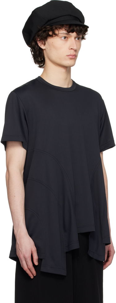 Тениска Comme des Garçons Homme Plus Polyester Honeycomb T-Shirt Черно | PO-T025-051, 1