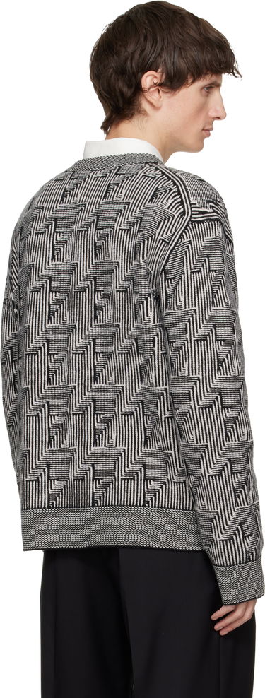 Пуловер Paul Smith Paul Smith Geometric Pattern Wool Sweater Сиво | M1R-557Z-T02834-79, 2