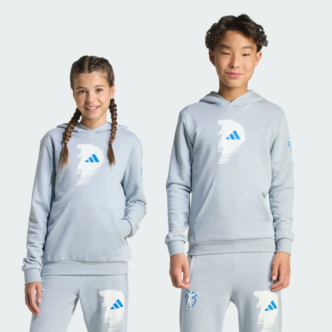 Суитчър adidas Performance Kids' Jude Bellingham Hoodie Синьо | JX3965, 0