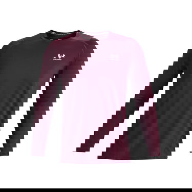 Тениска Under Armour UA HG Armour Fitted LS Бургунди | 1361506-600, 4