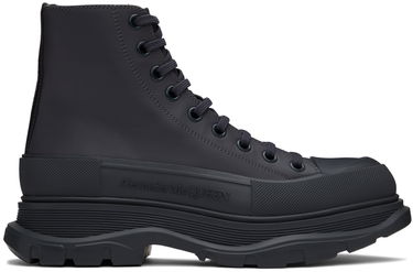 Кецове и обувки Alexander McQueen Tread Slick High Sneakers Черно | 705661WHZ62, 0