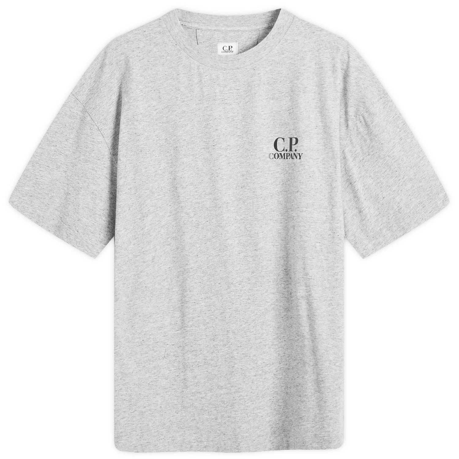 Тениска C.P. Company Logo Print T-Shirt Сиво | 19CMTS103A-005100W-M94, 1