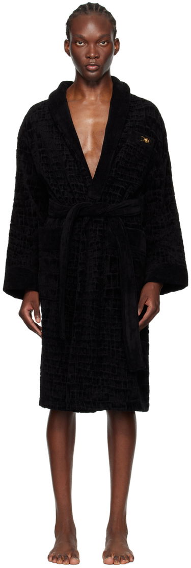 Пижама Versace Icon Pattern Robe Черно | ZACJ00008_1A11960, 0