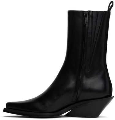 Pокля Ann Demeulemeester Ann Demeulemeester Vesper Leather Boots Черно | 2402-W-A04-LT141-099, 2