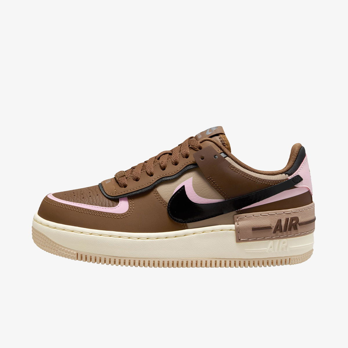Кецове и обувки Nike Air Force 1 Shadow Кафяво | DZ1847-200, 0