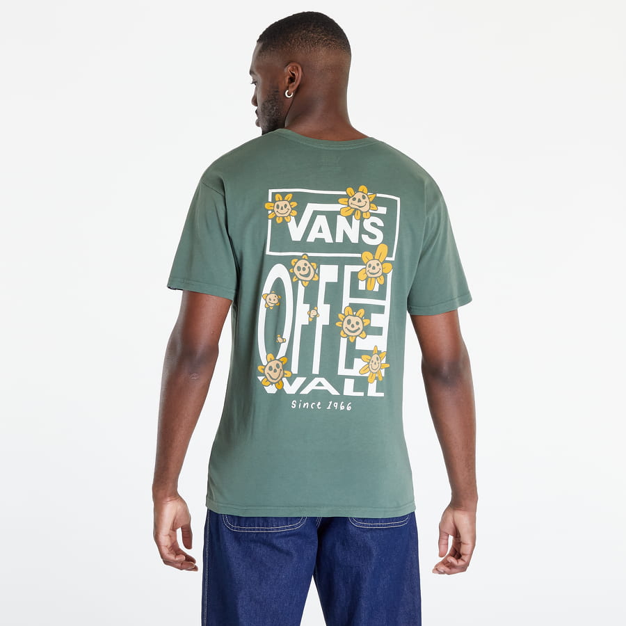 Тениска Vans Trippy Grin Floral Tee Зелено | VN0A7S77YQW1, 0