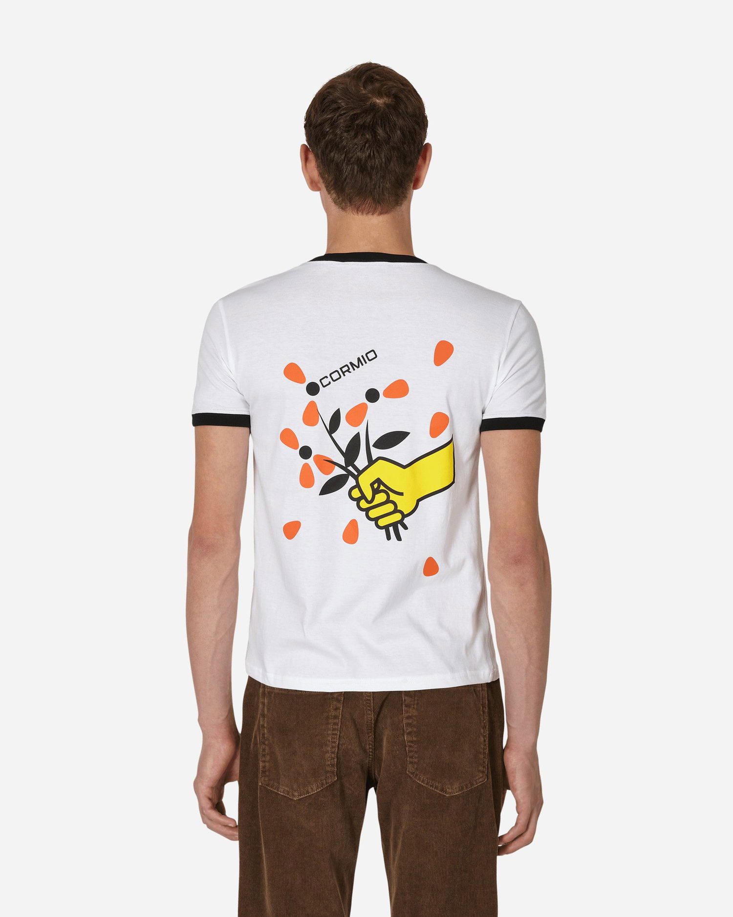 Тениска CORMIO Mazzolino Fiori T-Shirt Бяло | CORMAZZOLINOTEE WHITE, 1