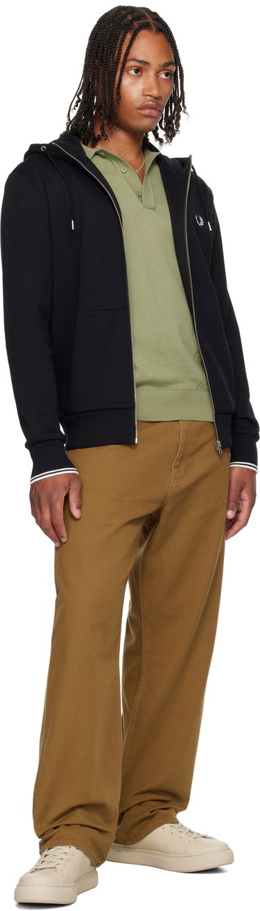 Суитчър Fred Perry Zip Through Hoodie Черно | J7536, 3