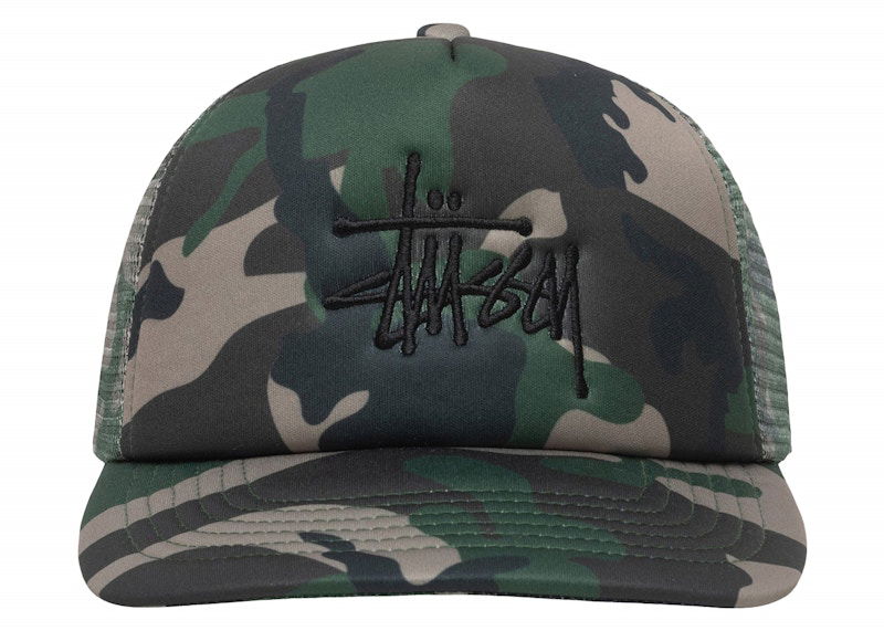 Шапка с козирка Stüssy Black Big Basic Trucker Cap Черно | 1311088, 1
