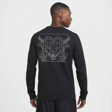 Тениска Nike Max90 LeBron Long Sleeve T-Shirt Черно | HF6191-010, 2