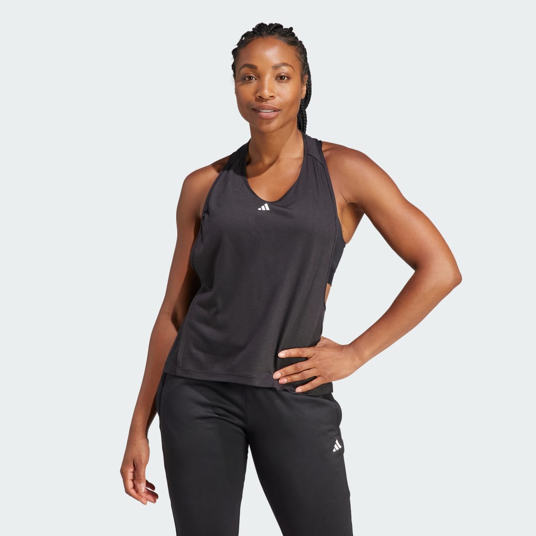 Потник adidas Originals Power AEROREADY Tank Top Черно | IM2696, 0
