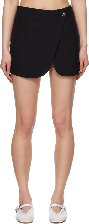 Пола Coperni Coperni Tailored Wrap Miniskirt Черно | COPJ24F3004, 0