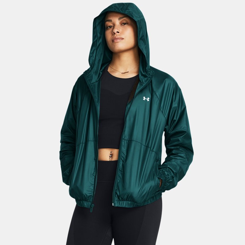 Ветровка Under Armour Hooded Jacket Зелено | 1382698-449