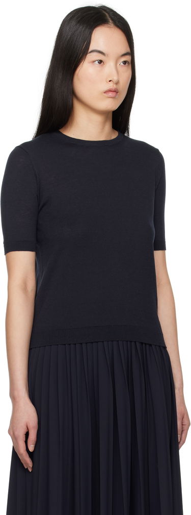Пуловер Max Mara Weekend Max Mara Zibetto Knit T-Shirt Черно | 2515361041600, 4