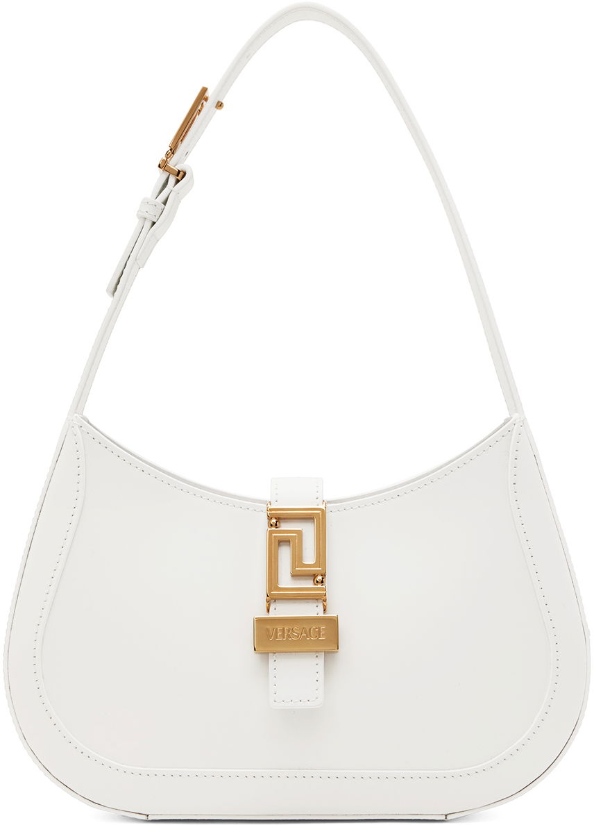 Чанта през рамо Versace Greca Goddess Small Bag Бяло | 1013167_1A05134_1W00V, 0