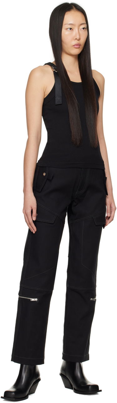 Потник Dion Lee Dion Lee Safety Slider Tank Top Черно | C3086PS24, 3