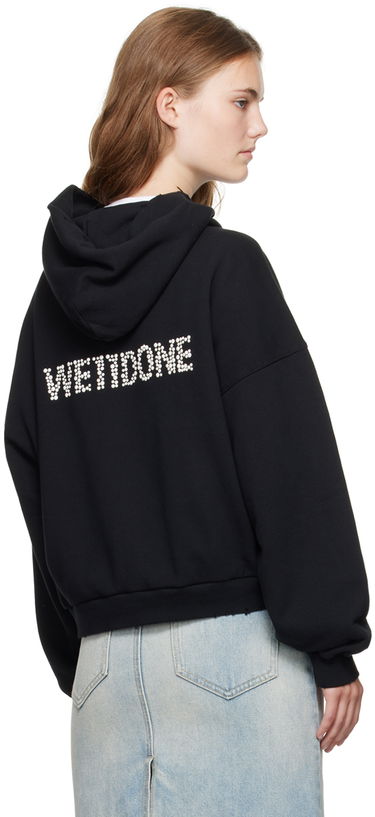 Суитчър We11done Layered Hoodie Черно | WD-TH2-24-835-U-BK, 2