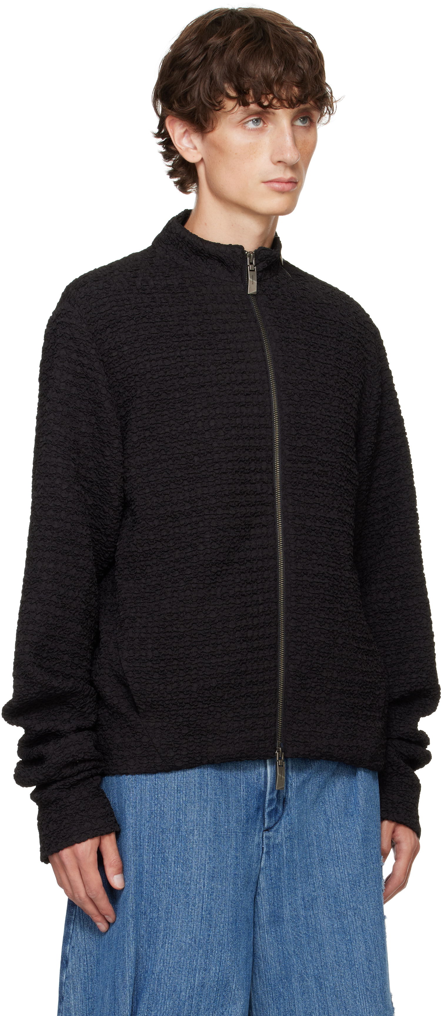 Суитчър ADER ERROR Ruga Product. 14 Black Zip-Up Jacket Черно | BN01FWJK0114BK, 1