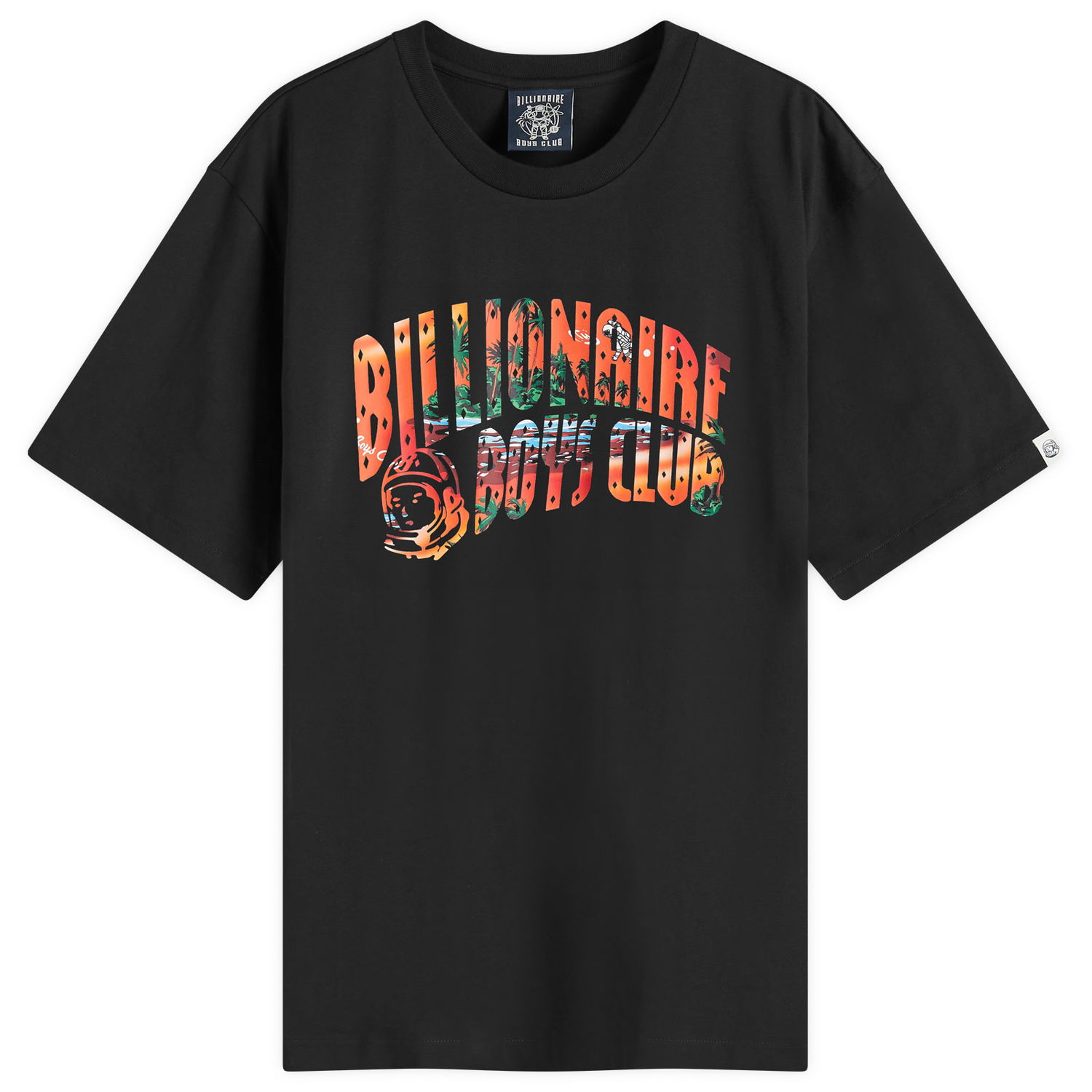 Тениска BILLIONAIRE BOYS CLUB Tropical Arch Logo Black T-Shirt Черно | B24460-BLK, 1