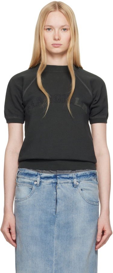 Пуловер Maison Margiela Maison Margiela Short Sleeve Sweatshirt Сиво | S51GU0136 M25016, 0