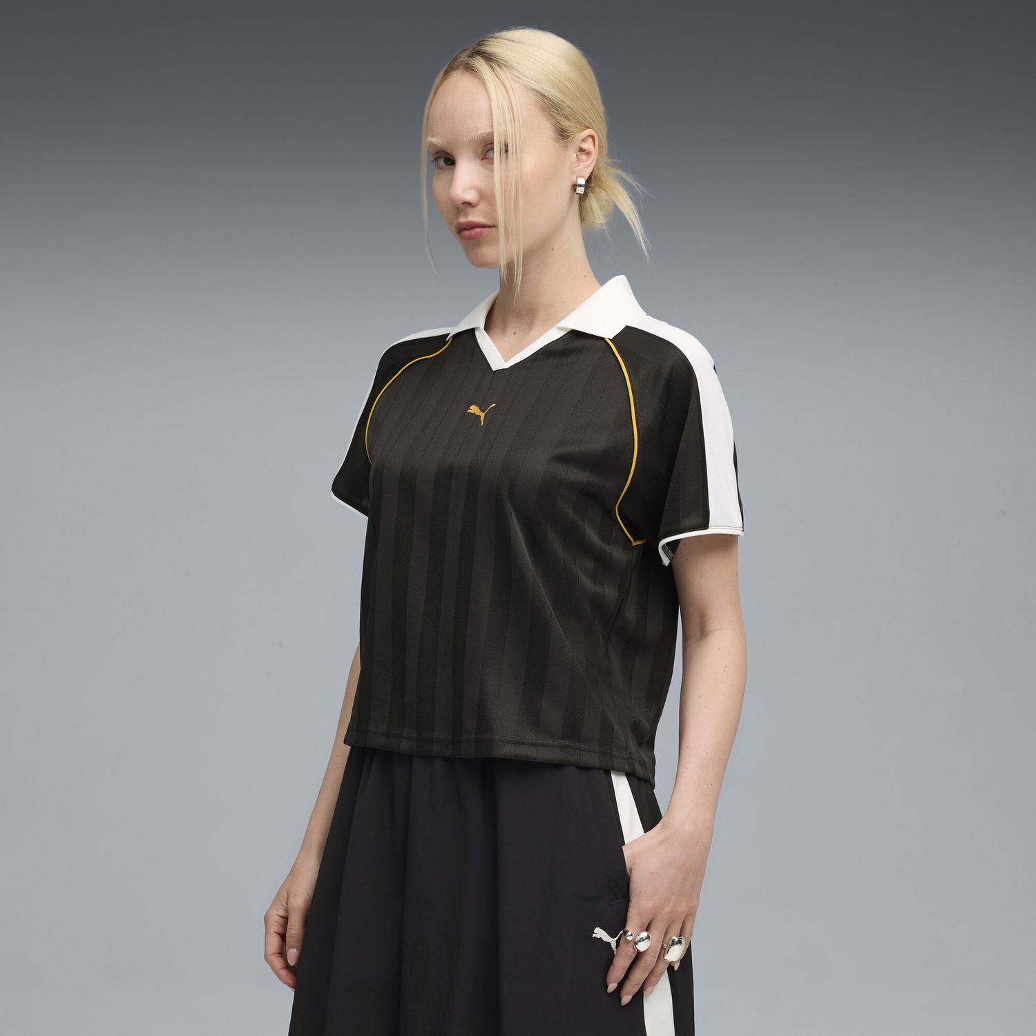 Фланелка Puma T7 Relaxed Fit Soccer Jersey Черно | 632157_01, 0