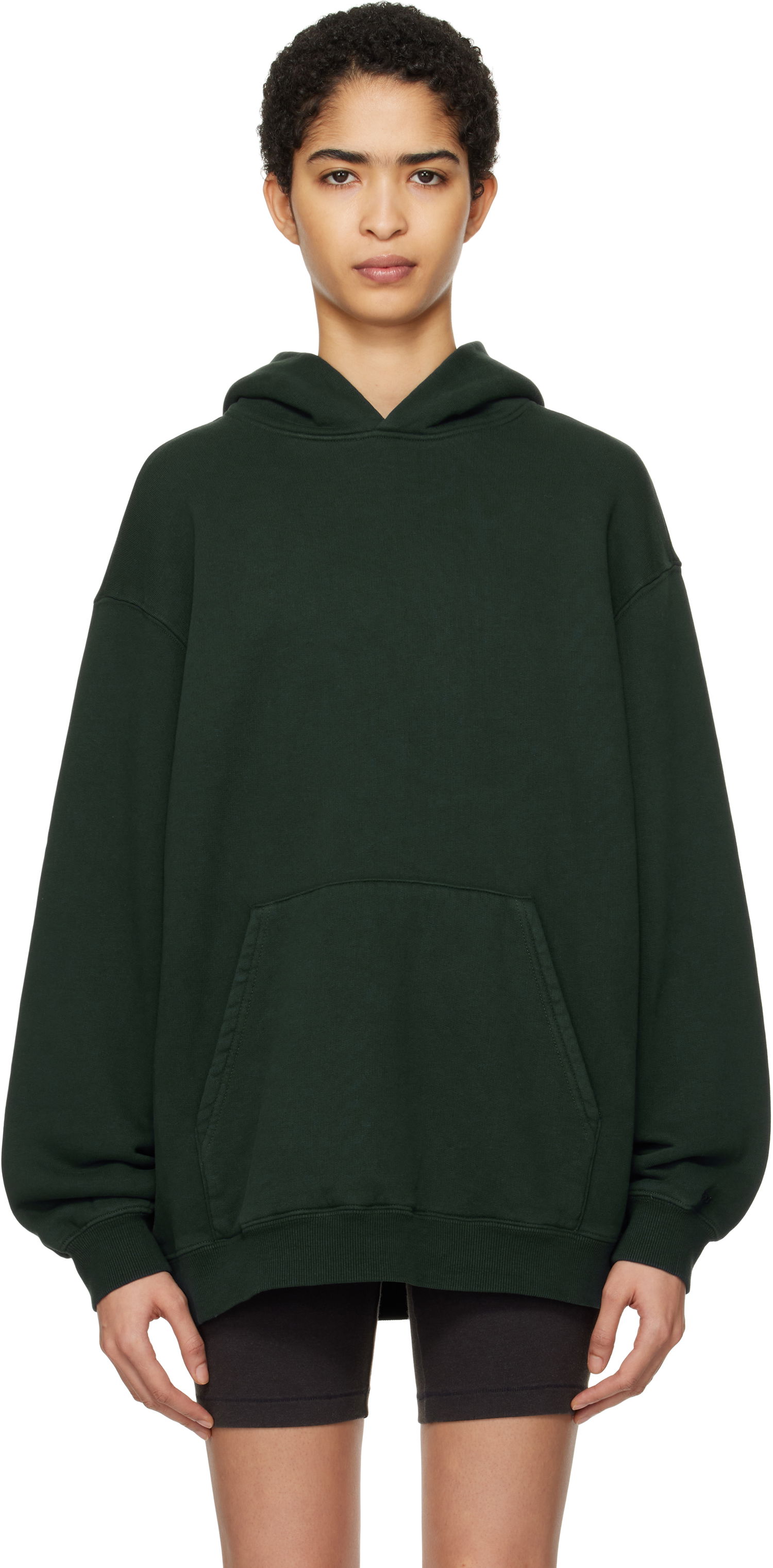 Суитчър SKIMS SKIMS Vintage Fleece Oversized Hoodie Зелено | PL-PLO-6558W, 0