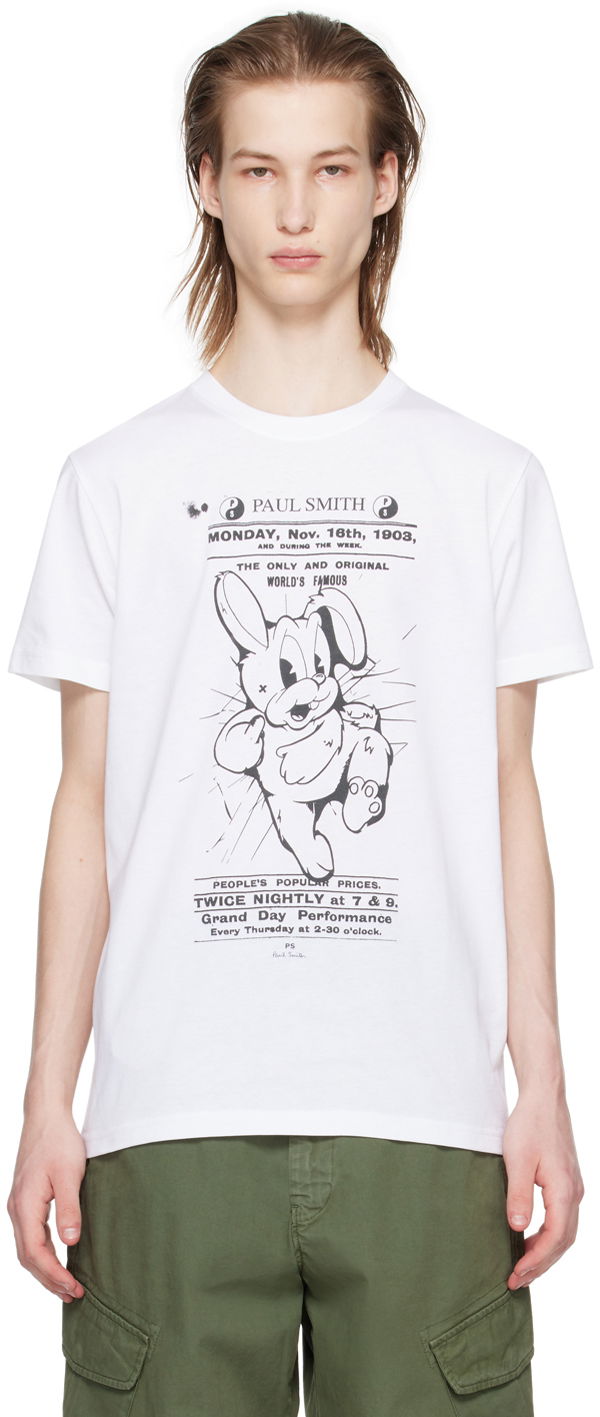 1903 Bunny Advertisement Graphic T-Shirt