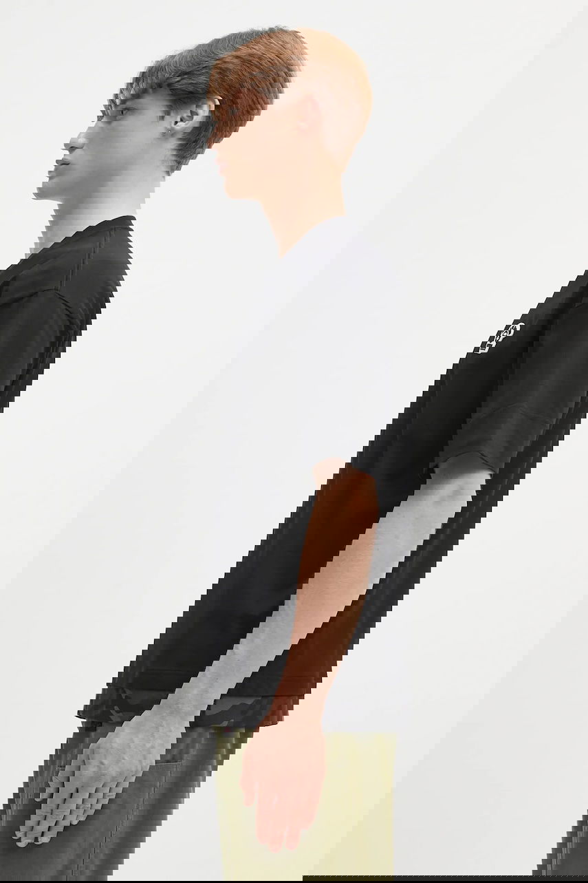 Тениска AAPE by A Bathing Ape Cotton Oversized T-shirt with Patch Fancy Main Черно | AAPTEM1652XXO, 1