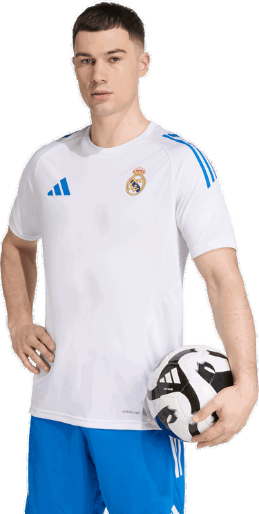 Фланелка adidas Originals Real Madrid Tiro25 Competition Training Jersey Бяло | jp4026, 3