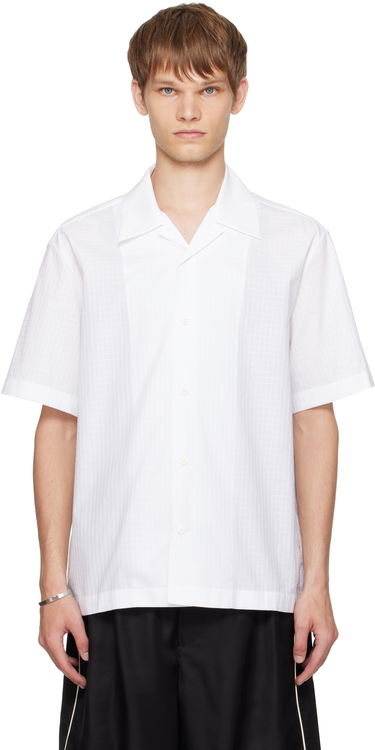 Риза Jil Sander Jil Sander Cotton Camp Collar Shirt Бяло | J61DL0061_J45302, 0