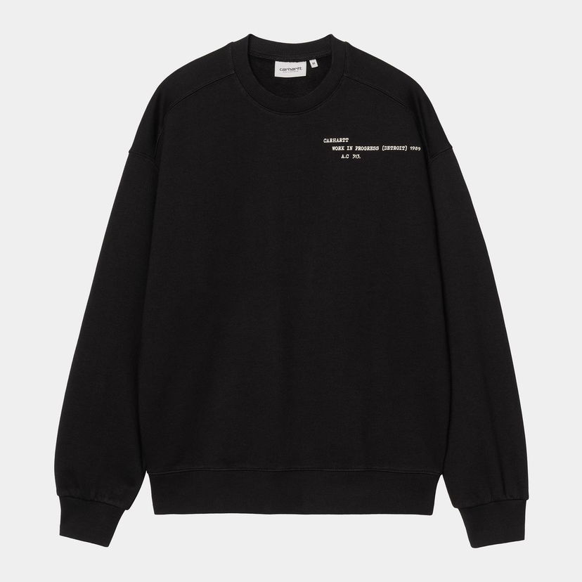 Суитчър Carhartt WIP WIP Punched Sweatshirt Черно | I036039_18