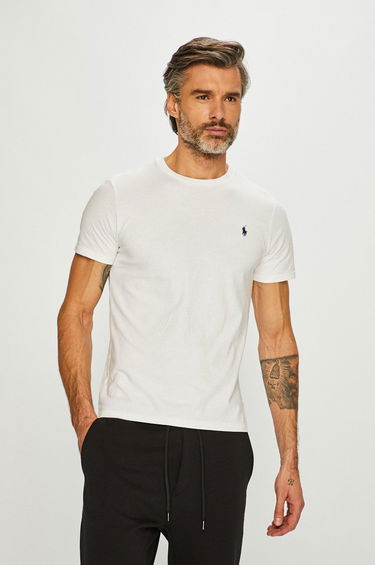 Тениска Polo by Ralph Lauren Custom Fit Tee Бяло | 710680785003, 0