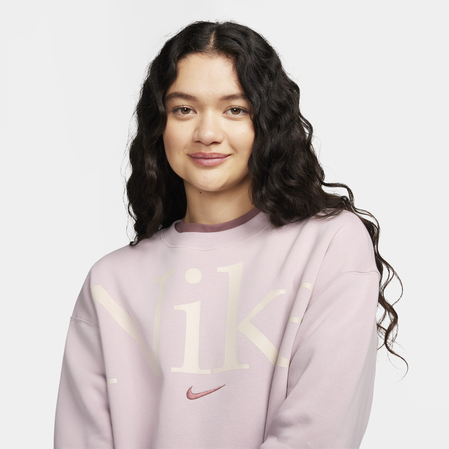 Суитчър Nike Sportswear Phoenix Fleece Sweatshirt Розово | FN3654-019, 1