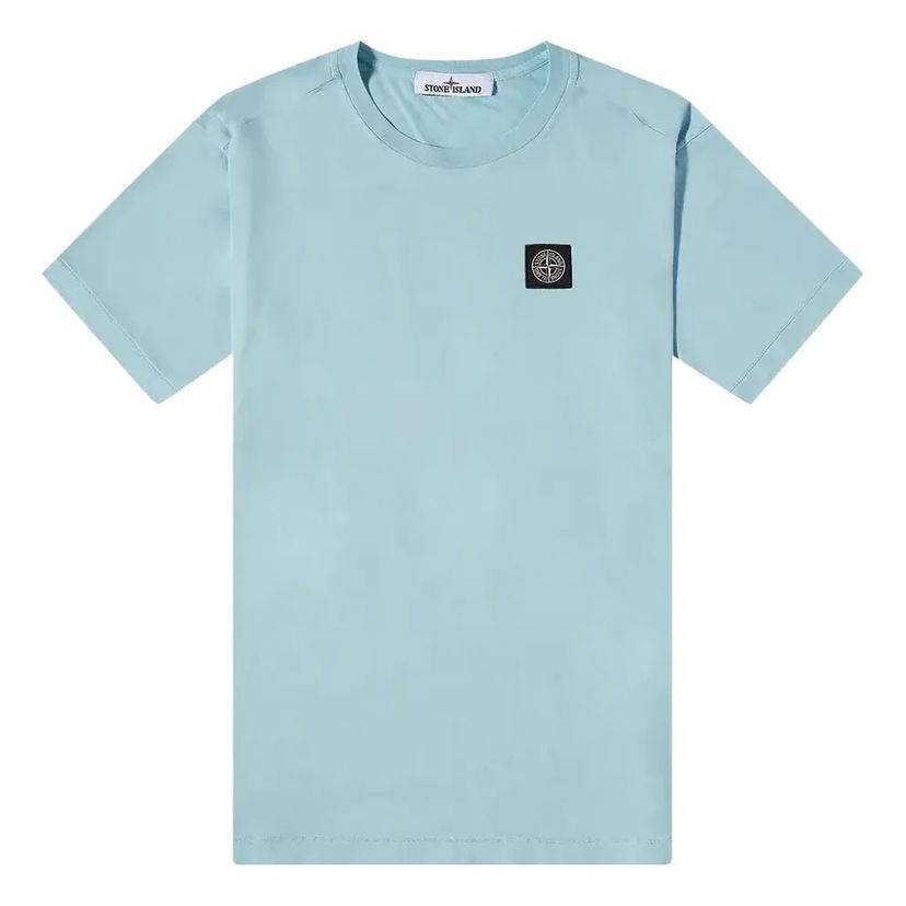 Тениска Stone Island Logo Patch T-Shirt Синьо | 761524113-V0044