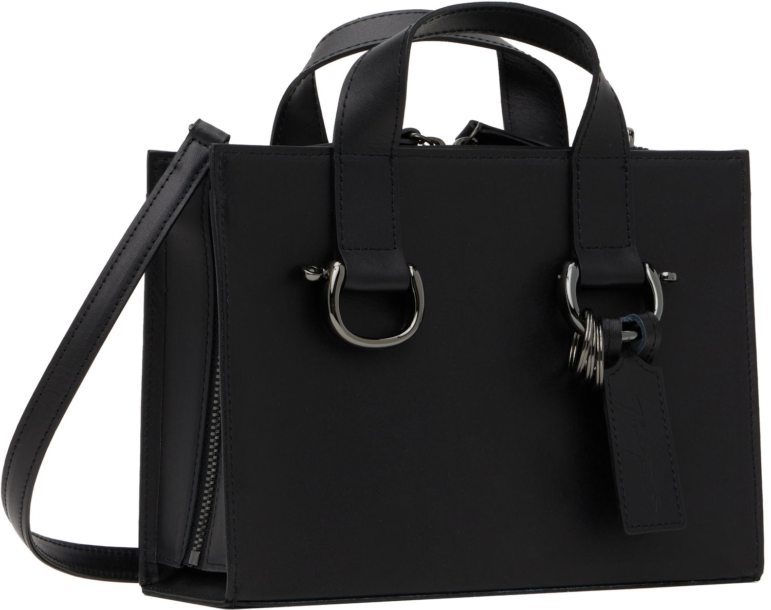 Голяма пазарска чанта Yohji Yamamoto YOHJI YAMAMOTO Mini Tote Bag Черно | DA-I82-786, 1