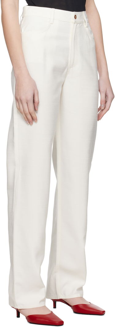 Панталони Loulou de Saison Loulou de Saison Ardea Trousers Бяло | ARDEA, 1