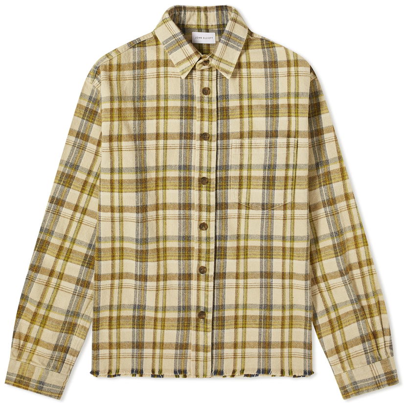 Риза John Elliott Hemi Plaid Shirt Зелено | E047I84573A