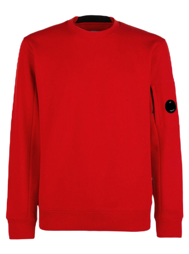 Пуловер C.P. Company Diagonal Raised Fleece Crewneck Червено | 13CMSS022A005086W455