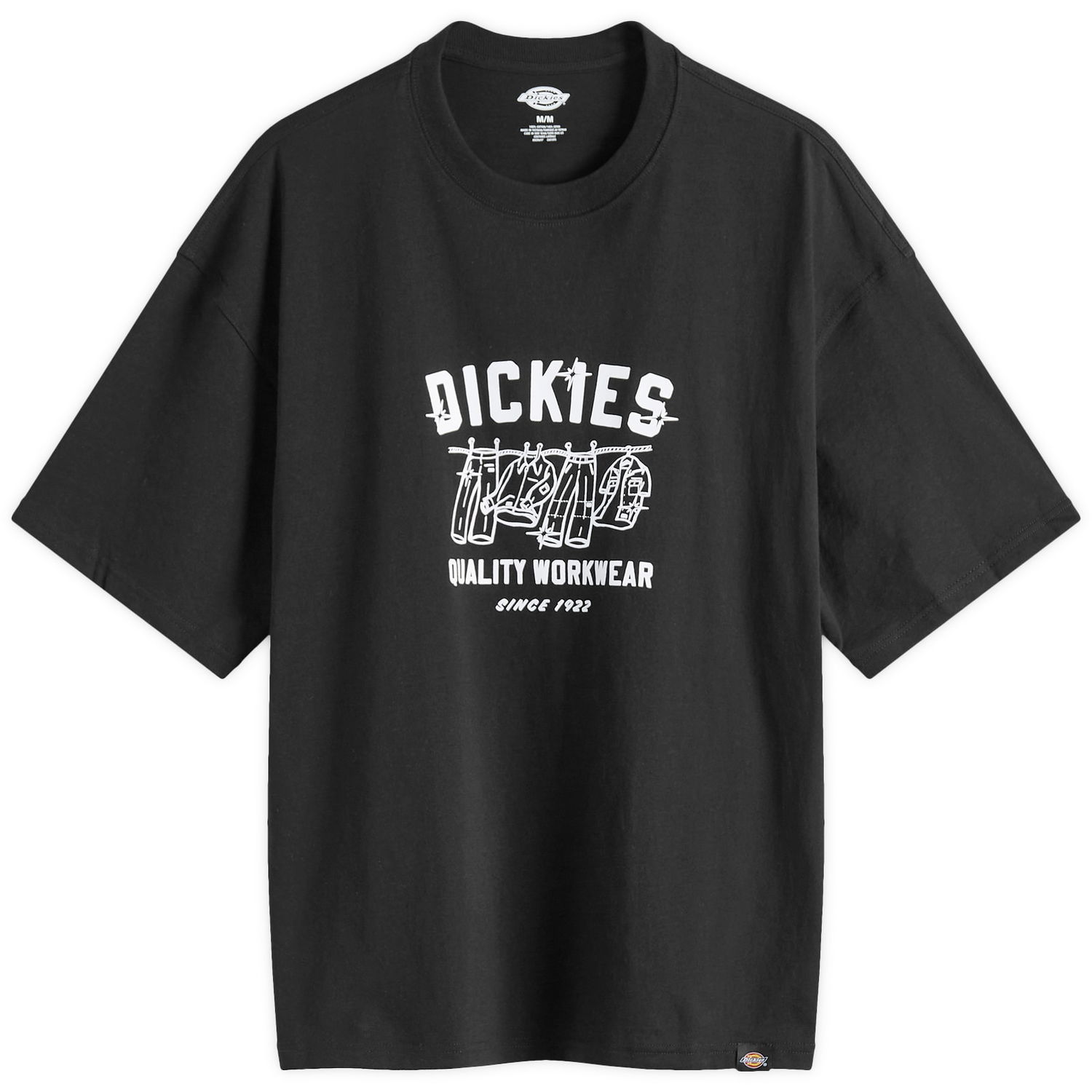 Тениска Dickies Laundry Boxy T-Shirt, Size Large Черно | DK0A4Z97BLK1-465, 1